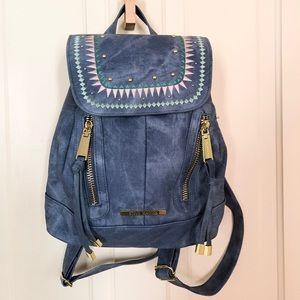 Faux leather/waxed denim Steve Madden backpack